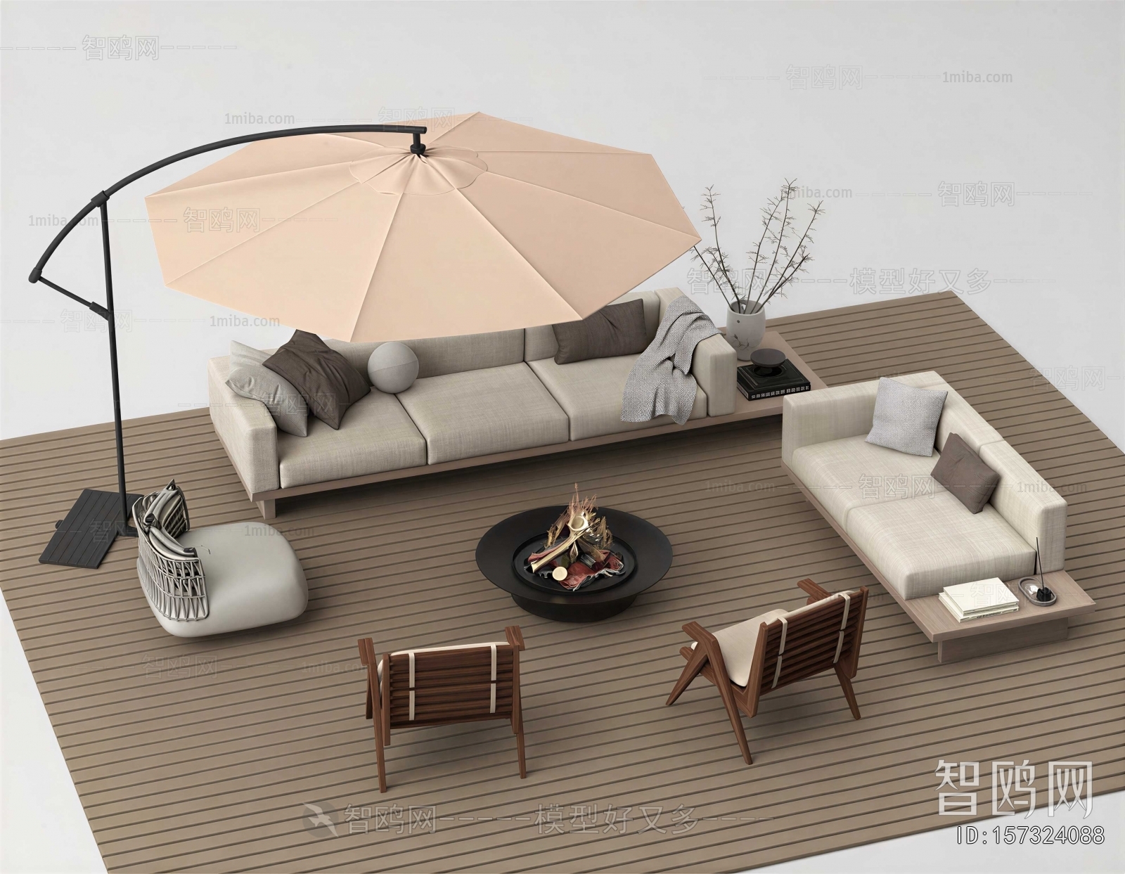 Modern Outdoor Sofa