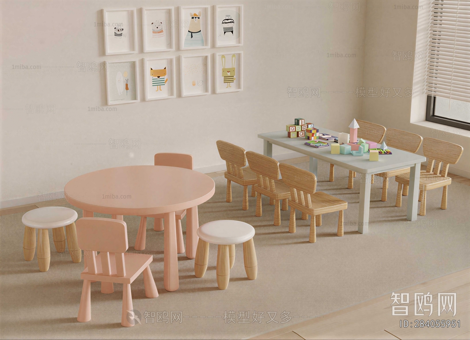 Modern Children's Table/chair