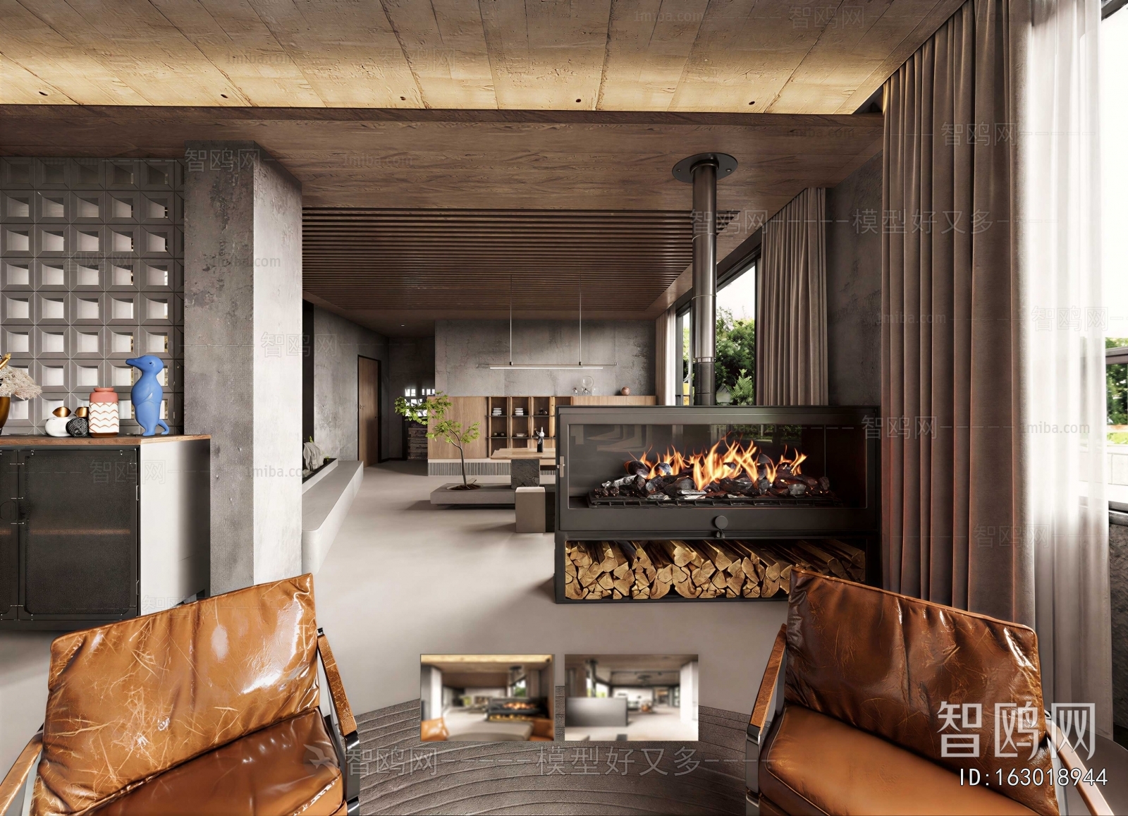 Industrial Style A Living Room