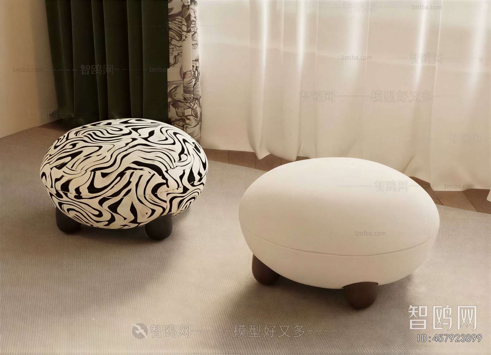 Modern Sofa Stool
