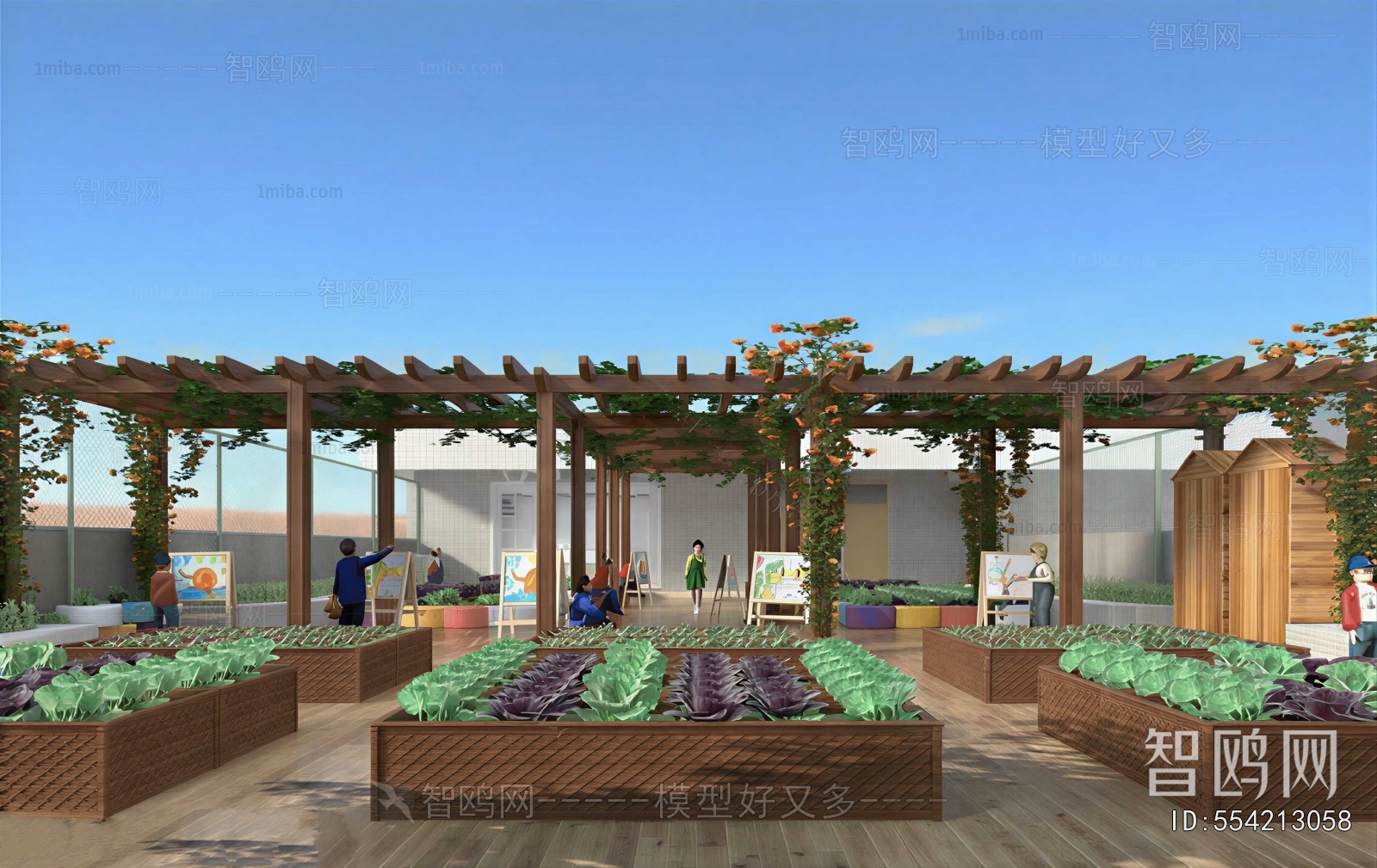 New Chinese Style Courtyard/landscape