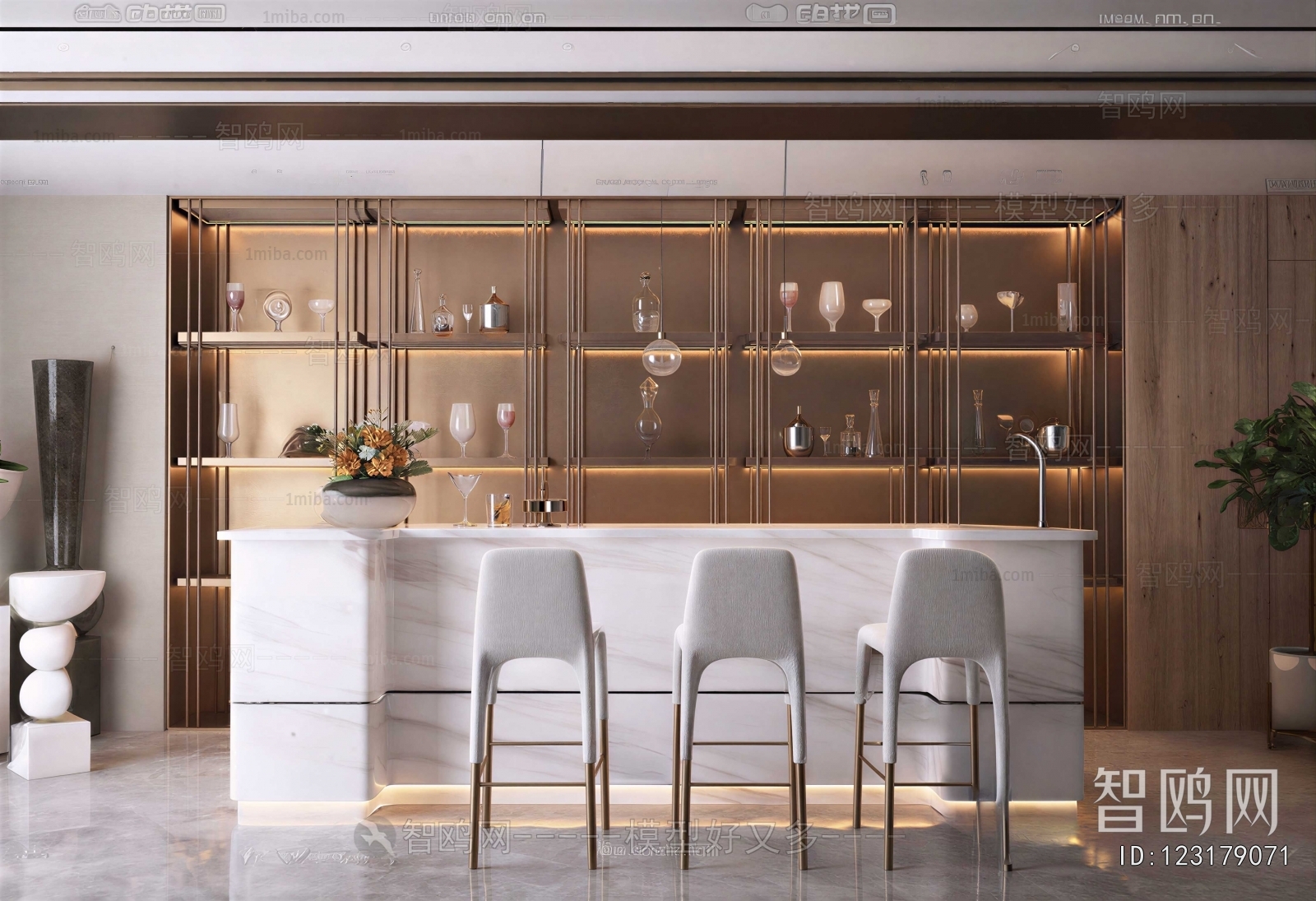 Modern Counter Bar