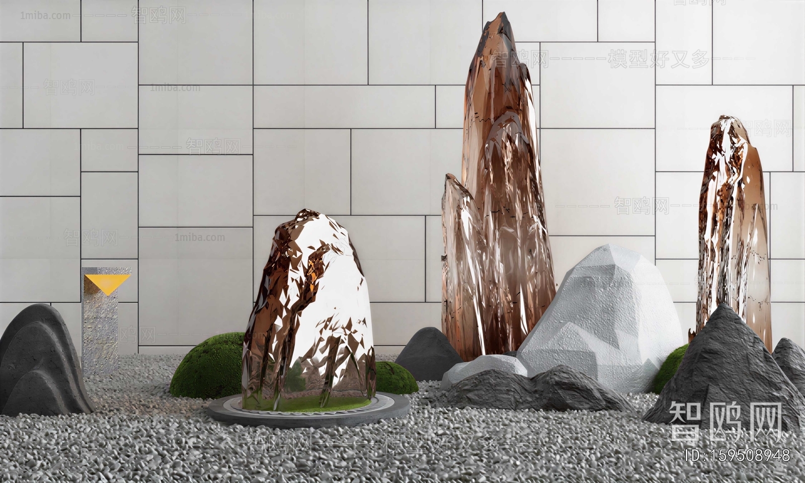 Modern Rockery Waterscape