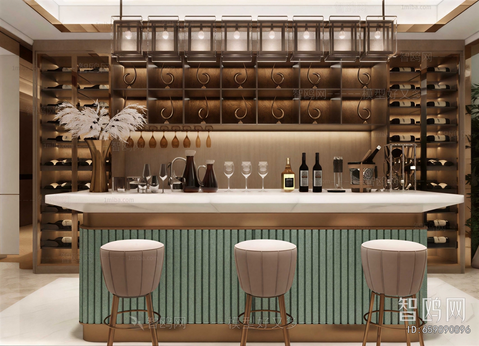Modern Counter Bar