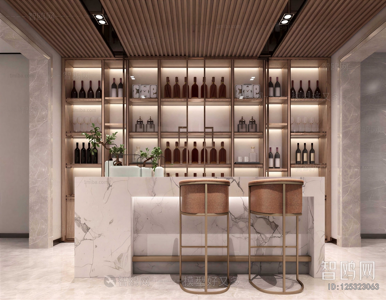 Modern Counter Bar