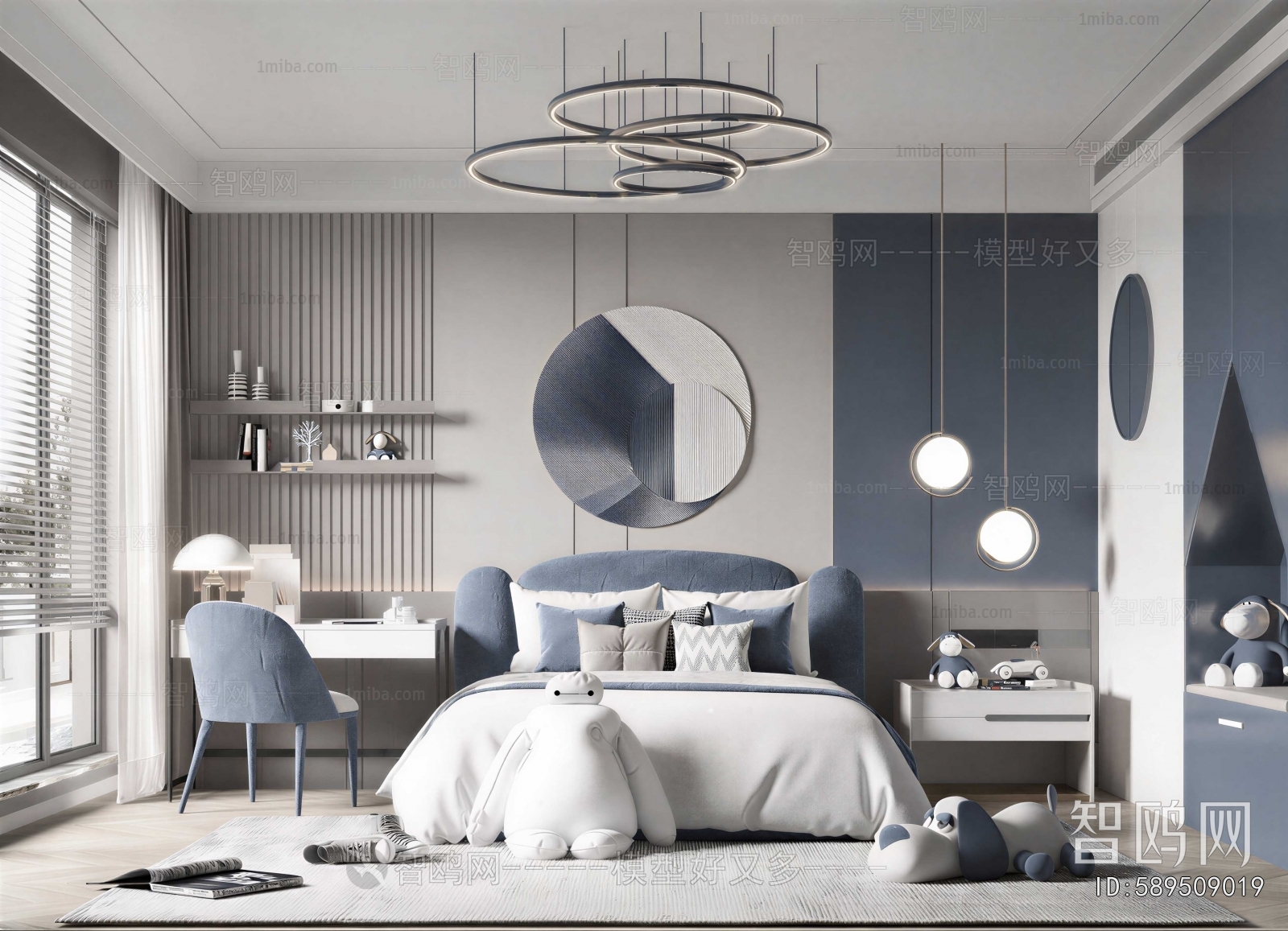 Modern Boy's Room And Son's Room