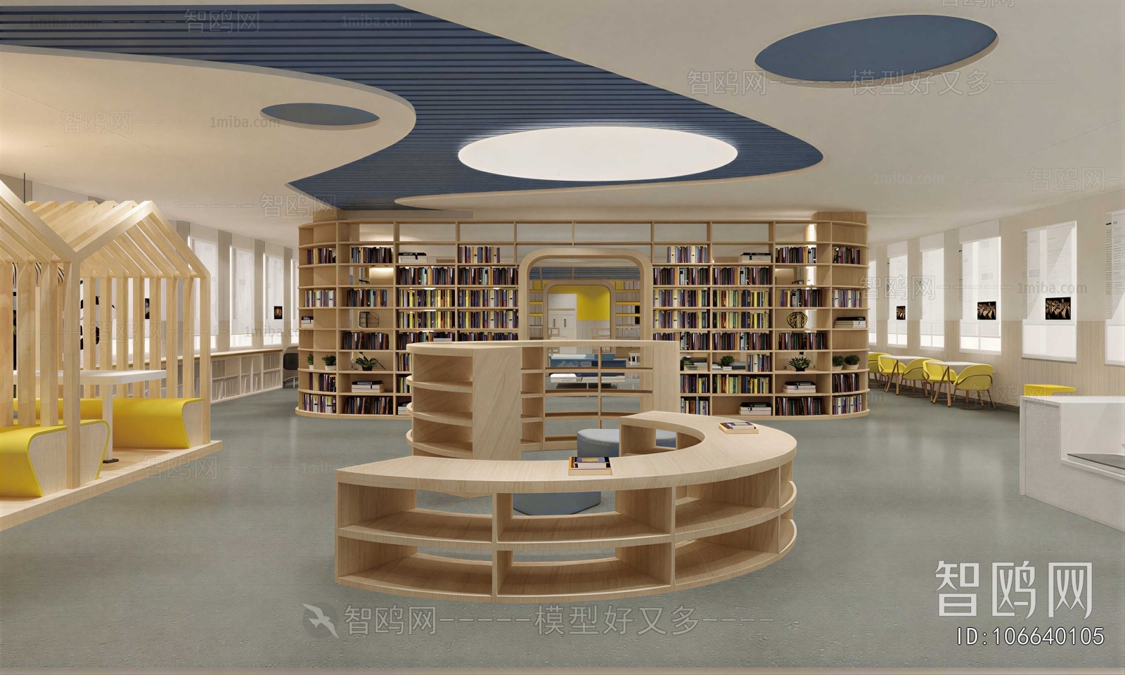 Modern Bookstore Book Bar