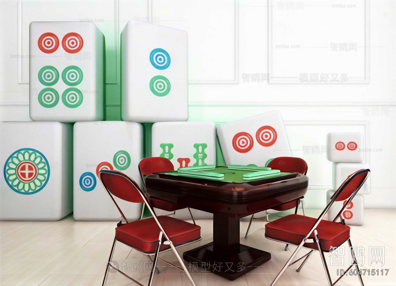 Modern Mahjong Tables And Chairs