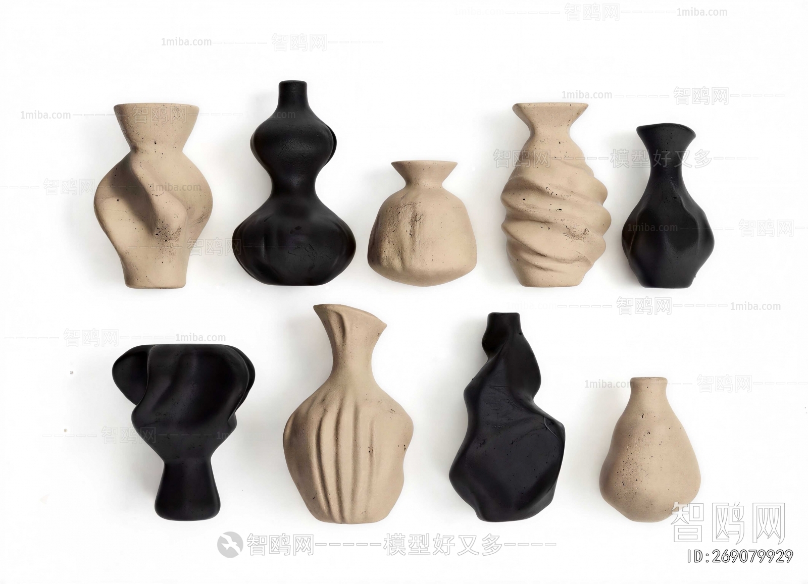 Wabi-sabi Style Clay Pot
