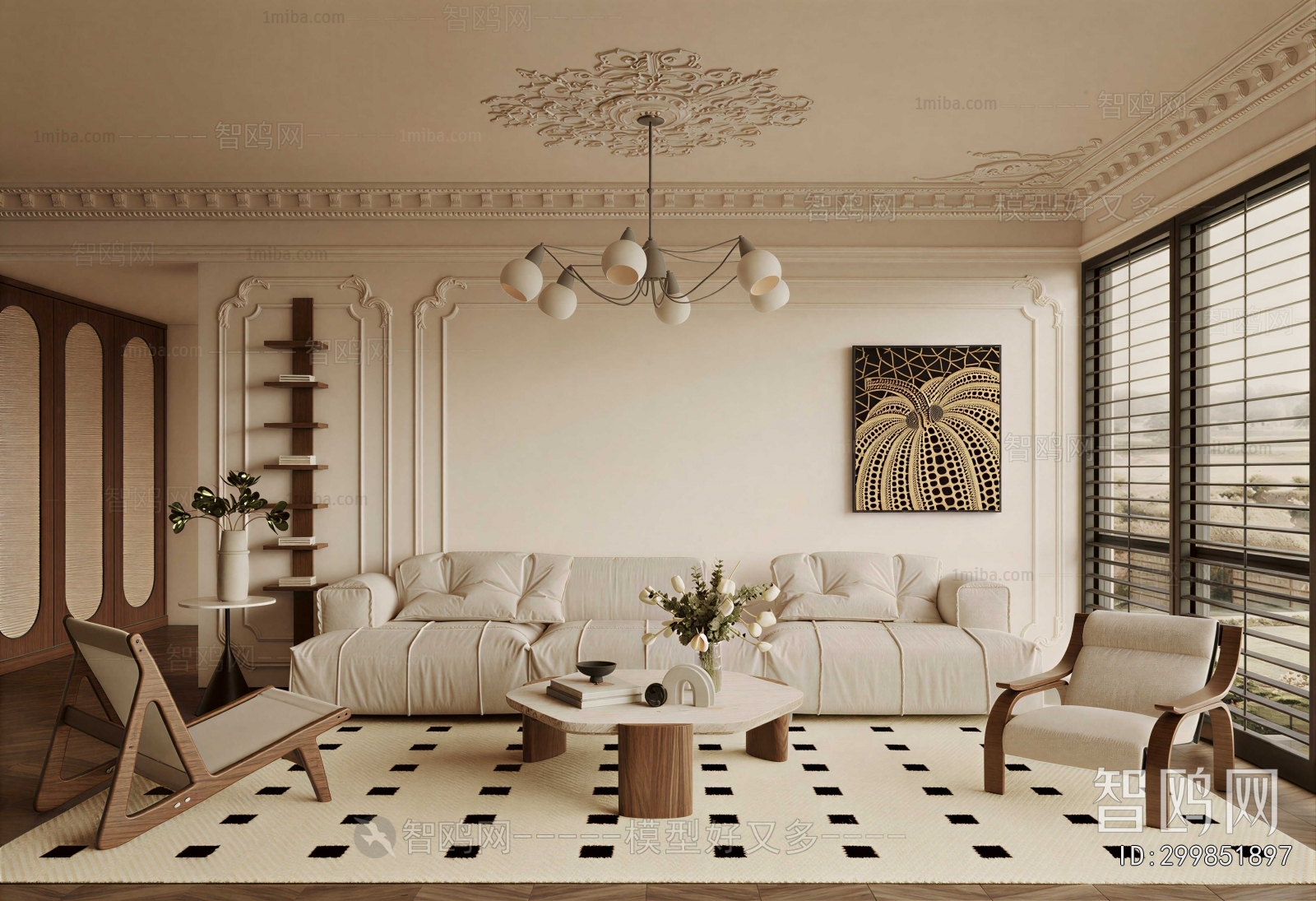 French Style A Living Room