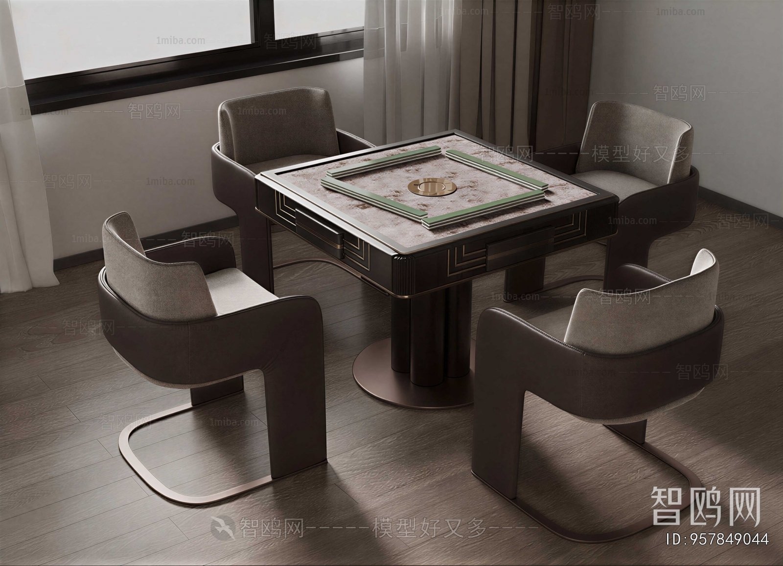 Modern Mahjong Tables And Chairs