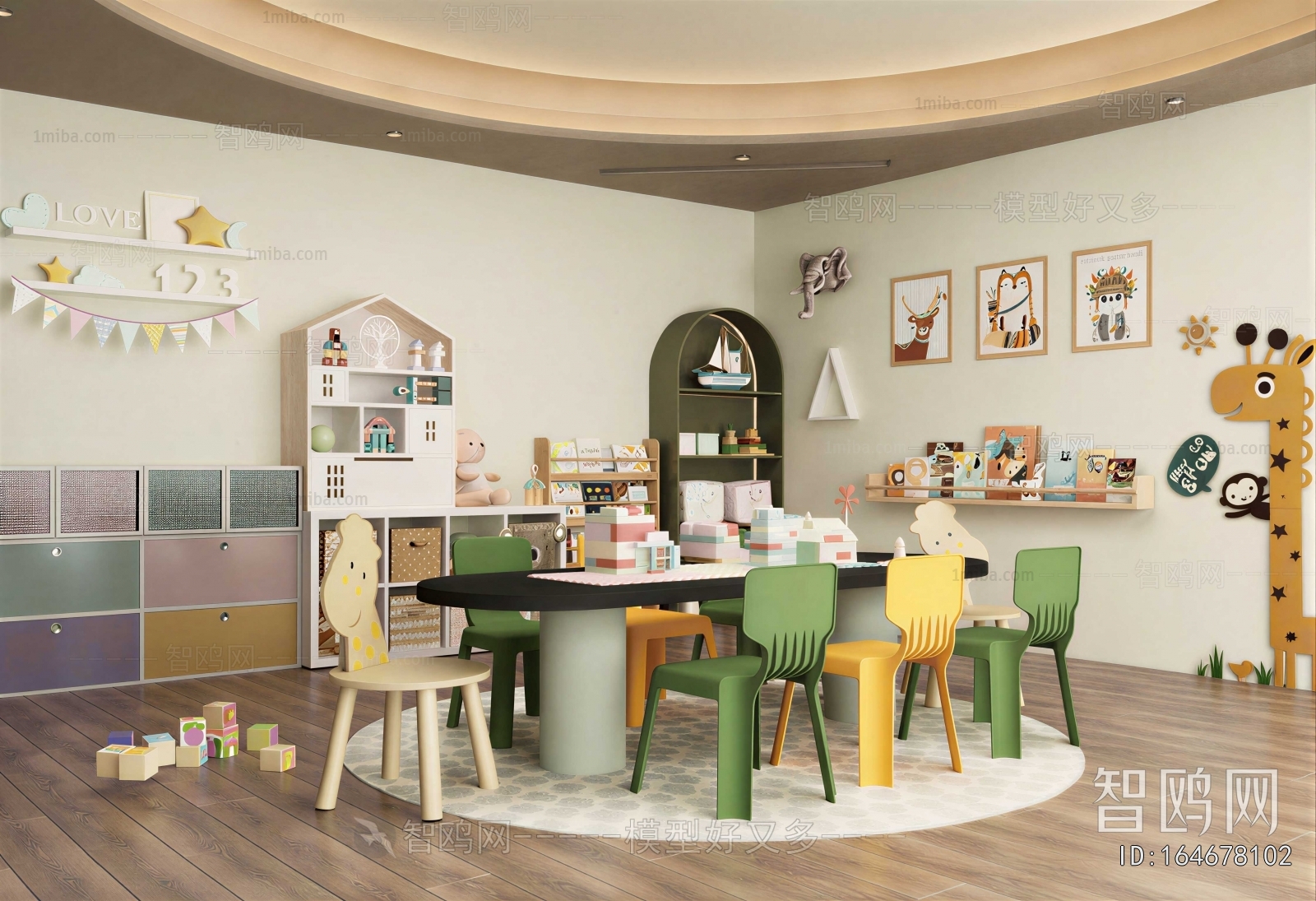 Modern Children's Playroom