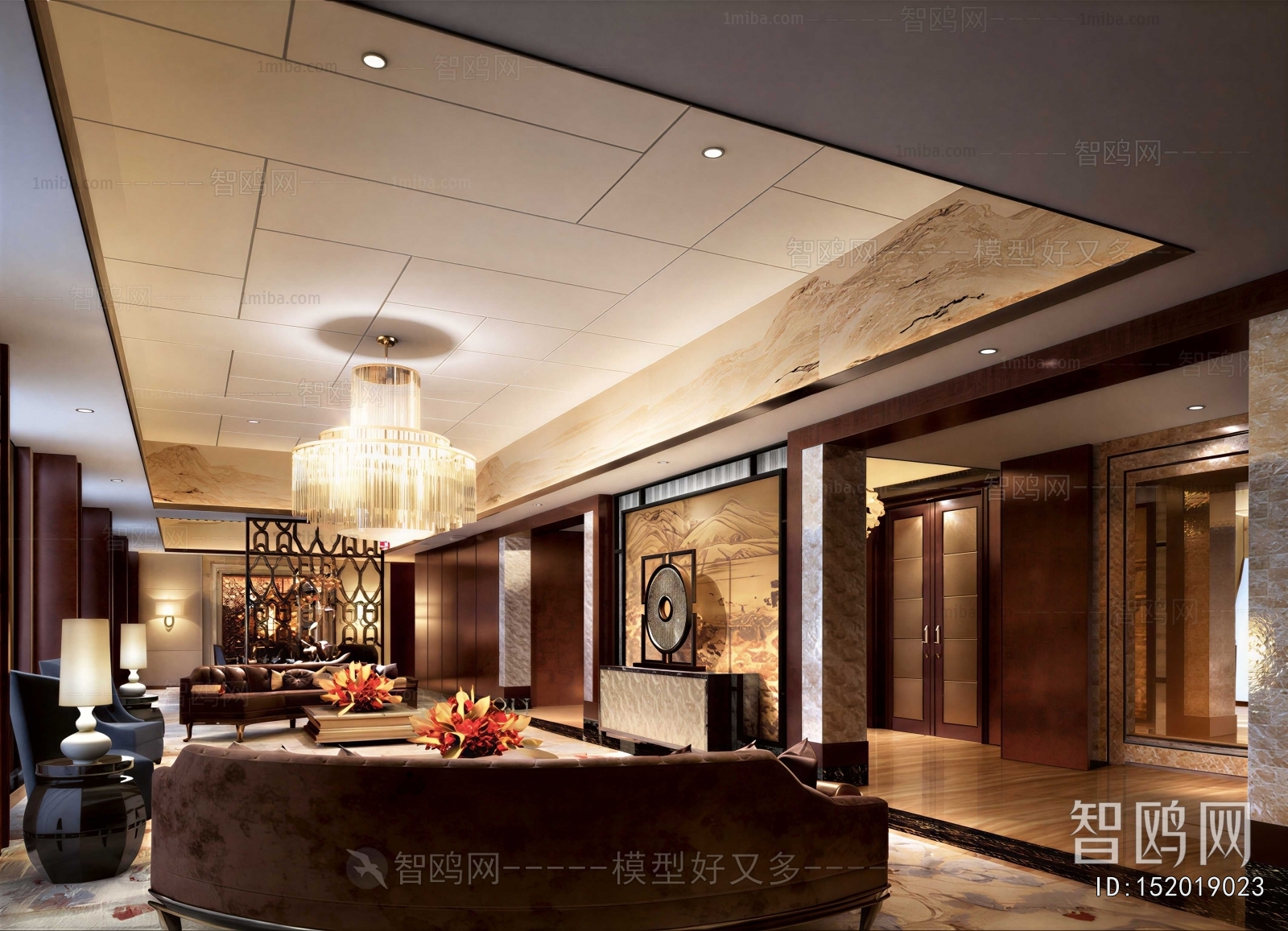 New Chinese Style Lobby Hall