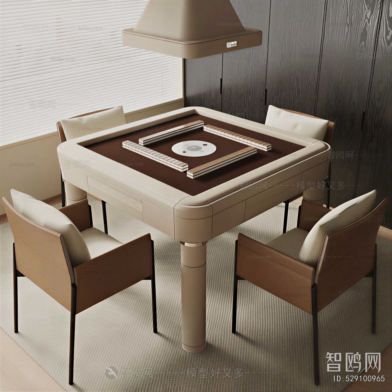 Modern Mahjong Tables And Chairs