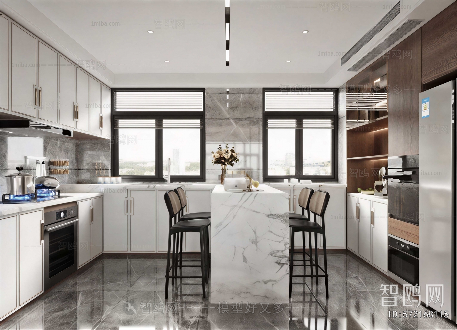 Modern Open Kitchen