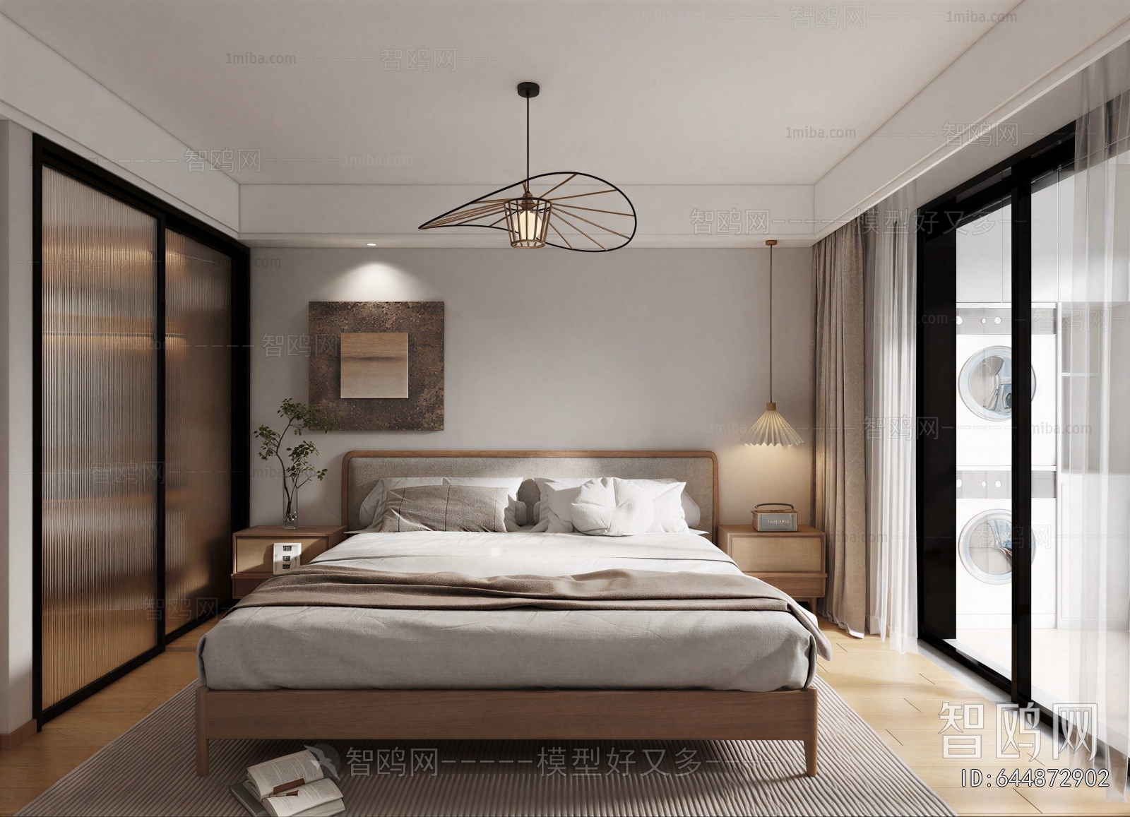 Wabi-sabi Style Bedroom