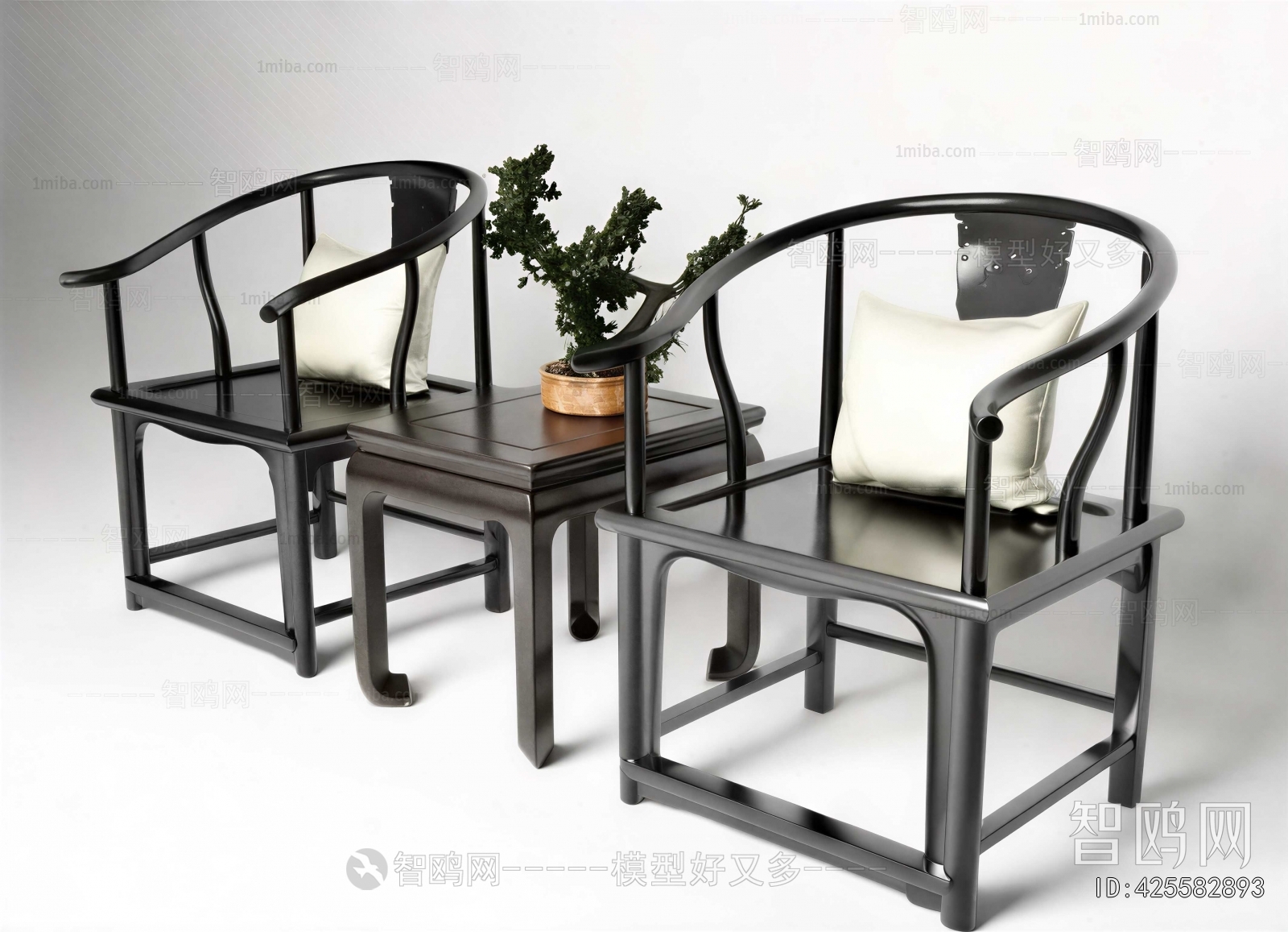 New Chinese Style Lounge Chair