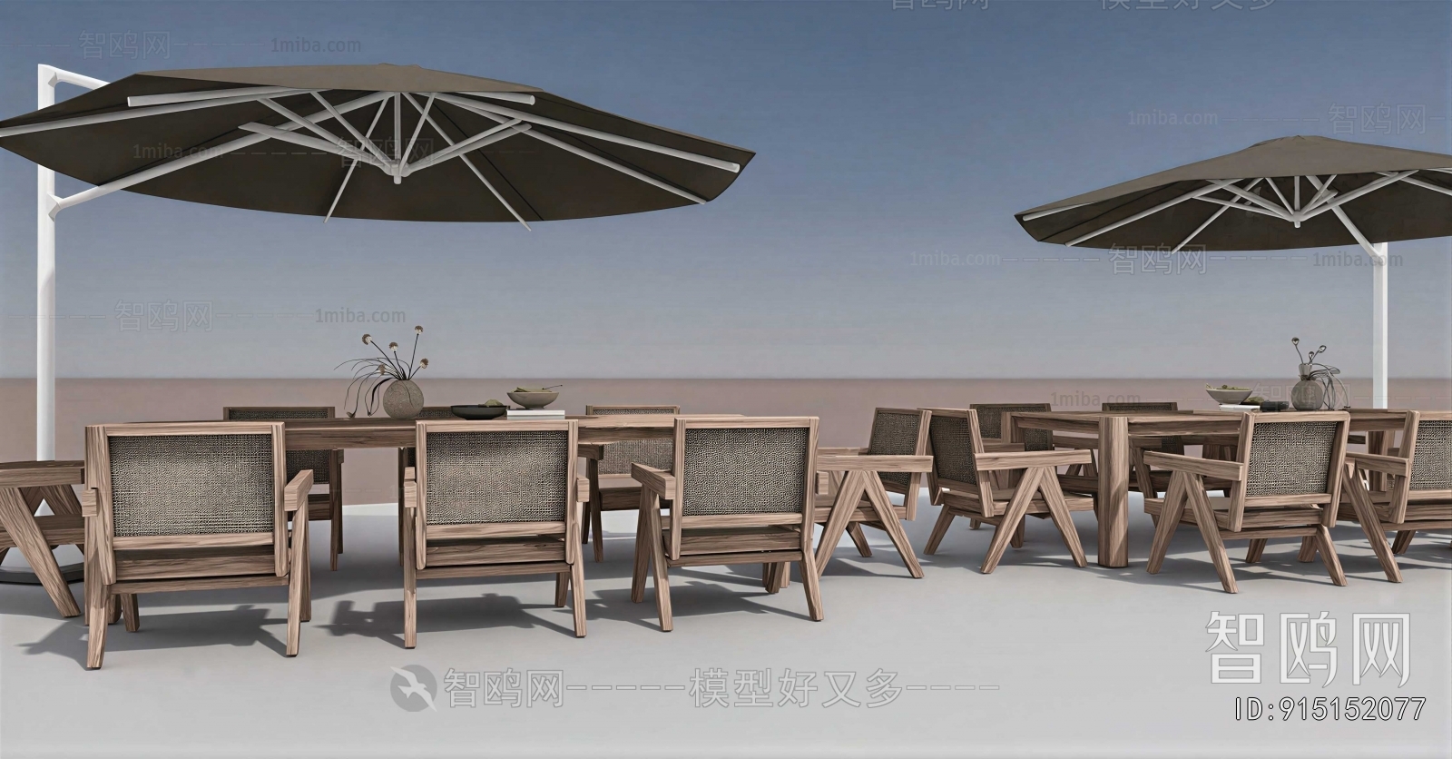 Wabi-sabi Style Outdoor Tables And Chairs