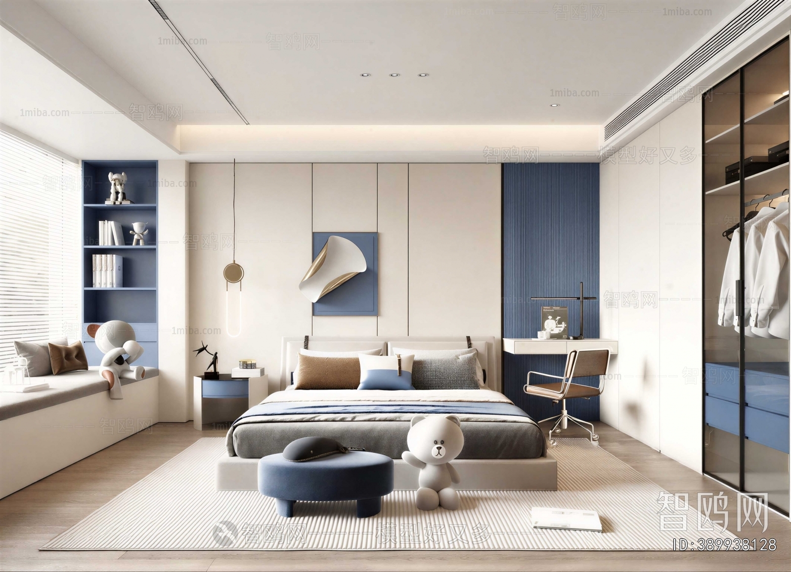 Modern Boy's Room And Son's Room