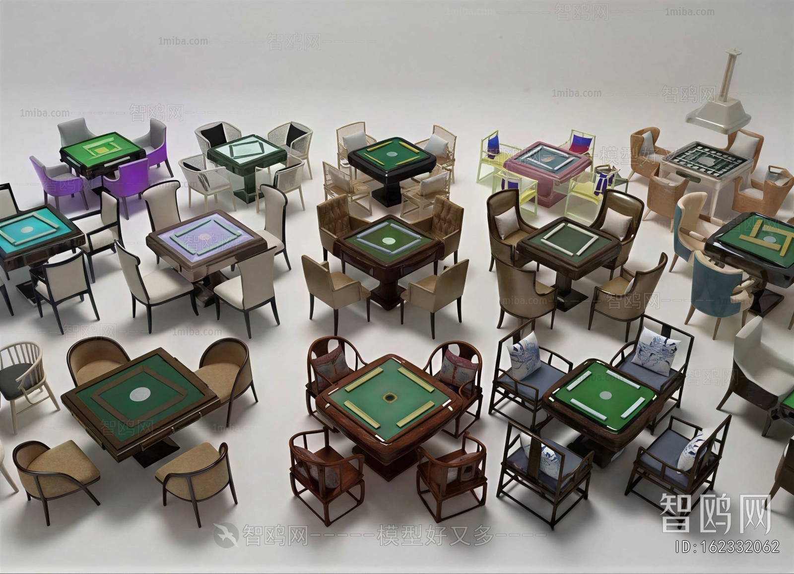 New Chinese Style Mahjong Tables And Chairs