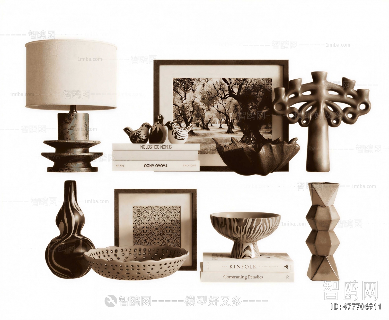 Wabi-sabi Style Decorative Set