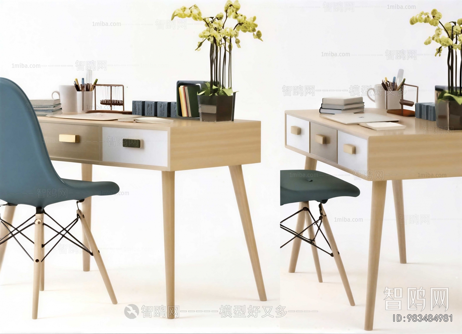 Modern Computer Desk And Chair