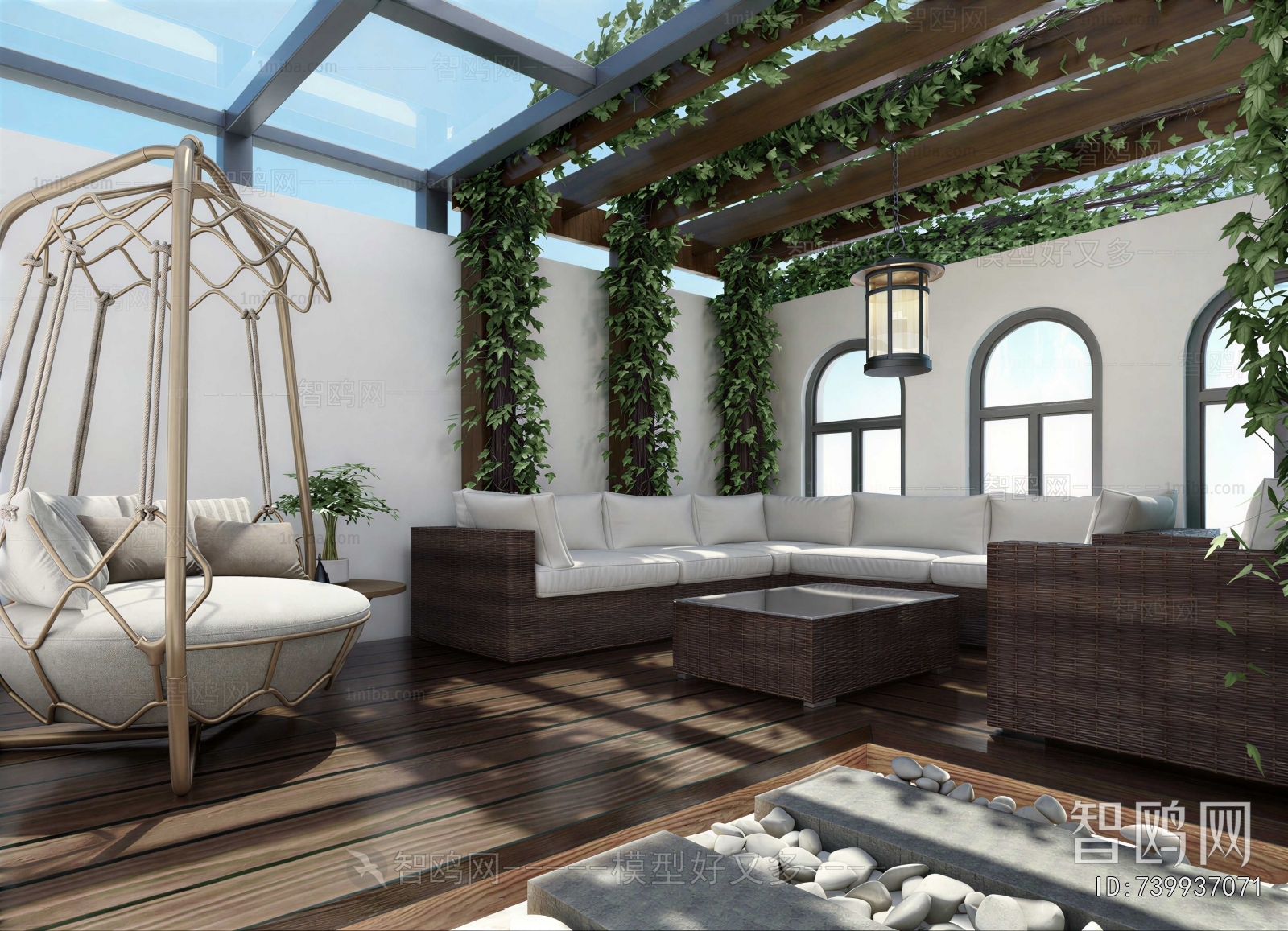Modern Glass Sun Room