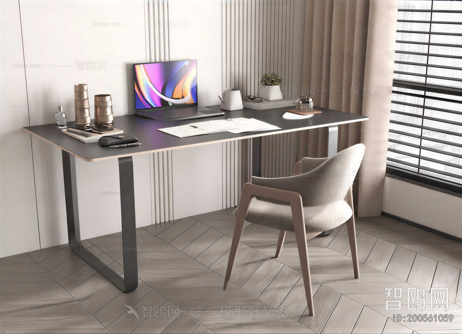 Modern Computer Desk And Chair