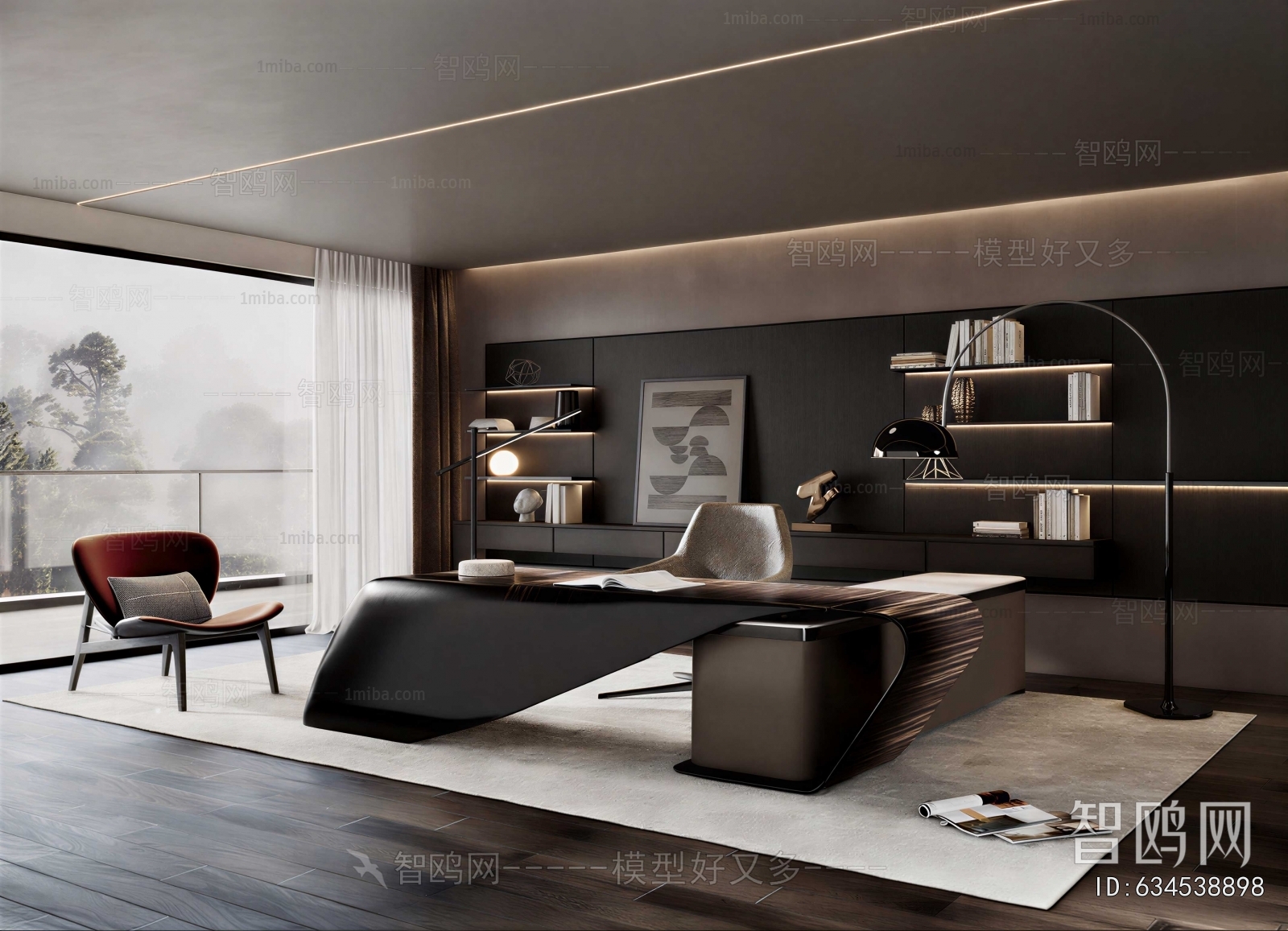 Modern Manager's Office