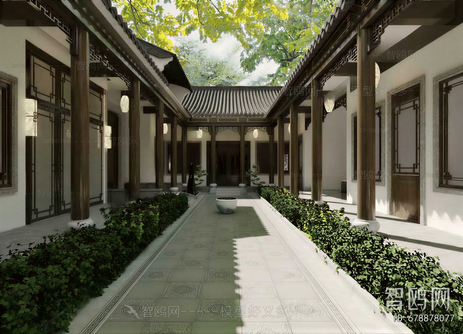Chinese Style Courtyard/landscape