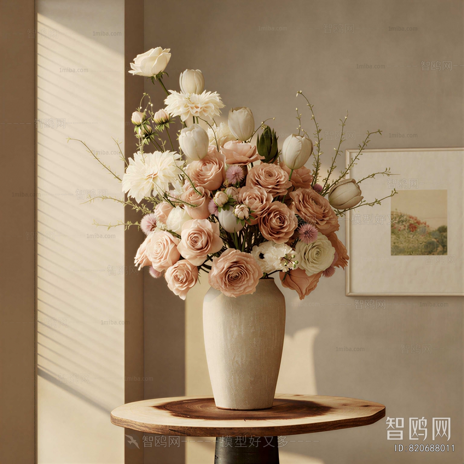 Wabi-sabi Style Flower Arrangement