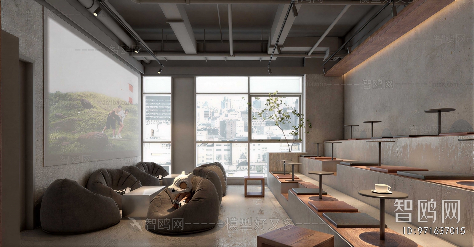 Industrial Style Cafe