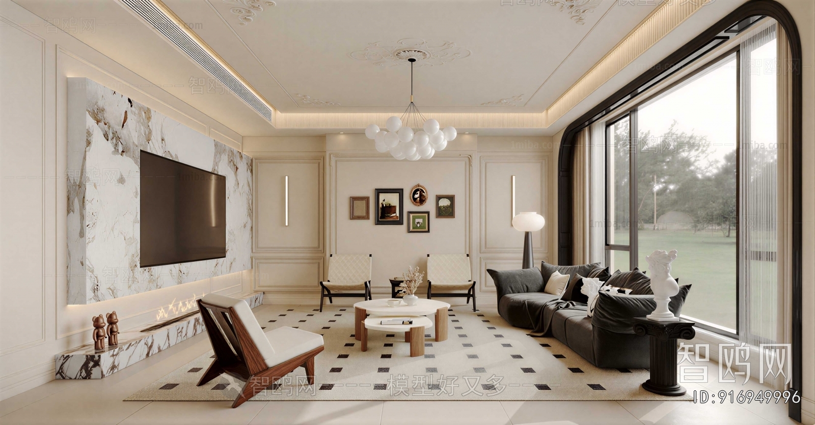 French Style A Living Room