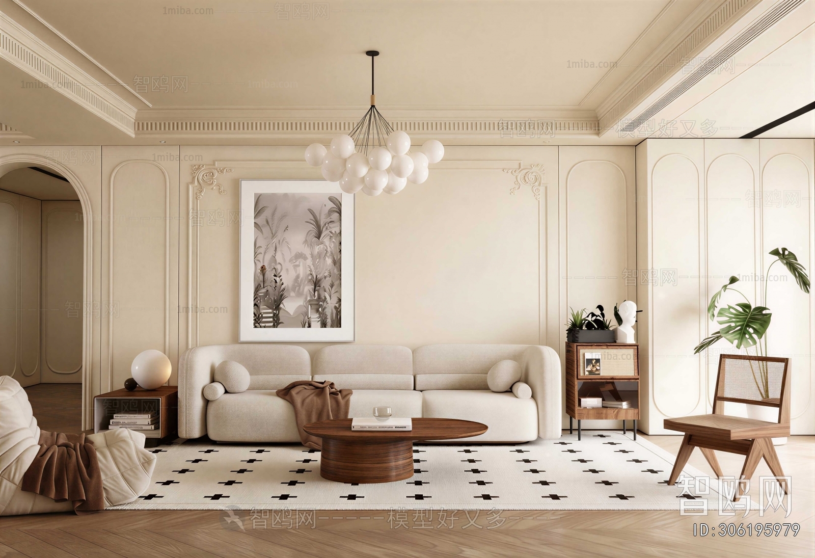 French Style A Living Room
