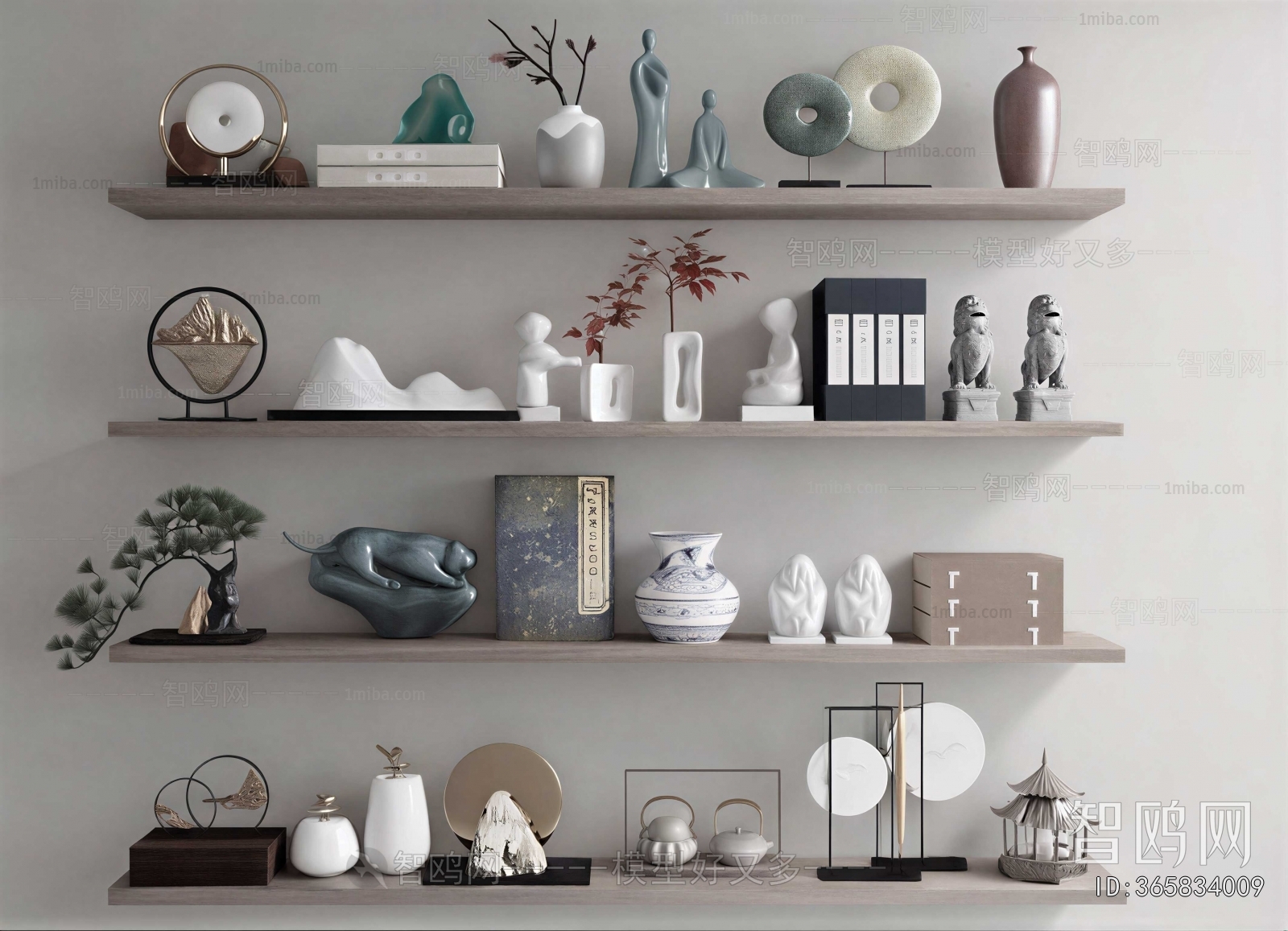 New Chinese Style Decorative Set