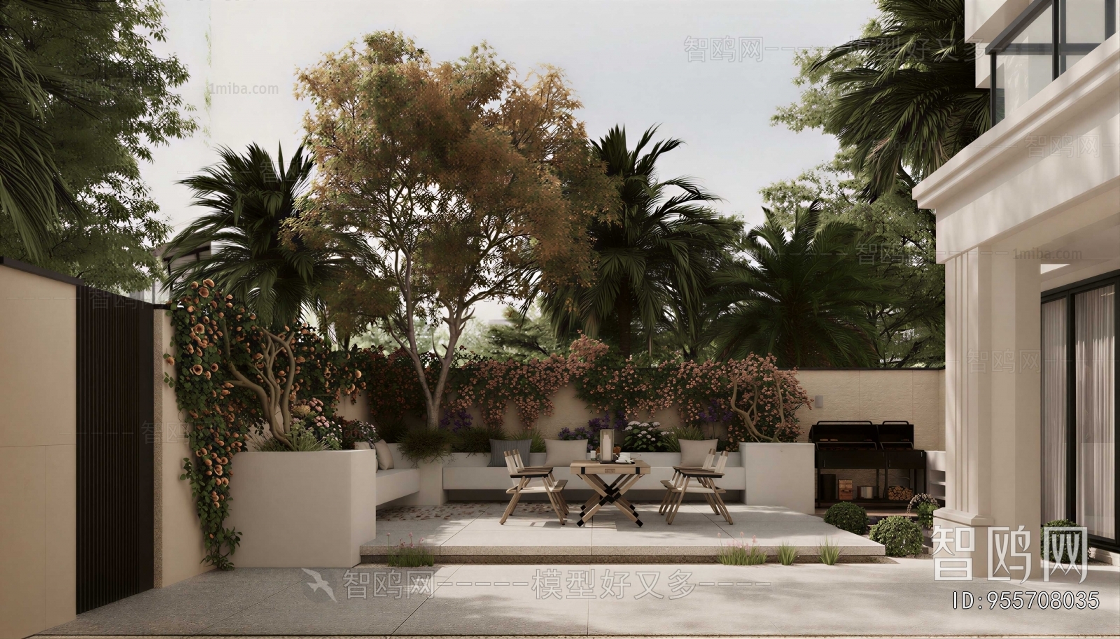 Modern Courtyard/landscape