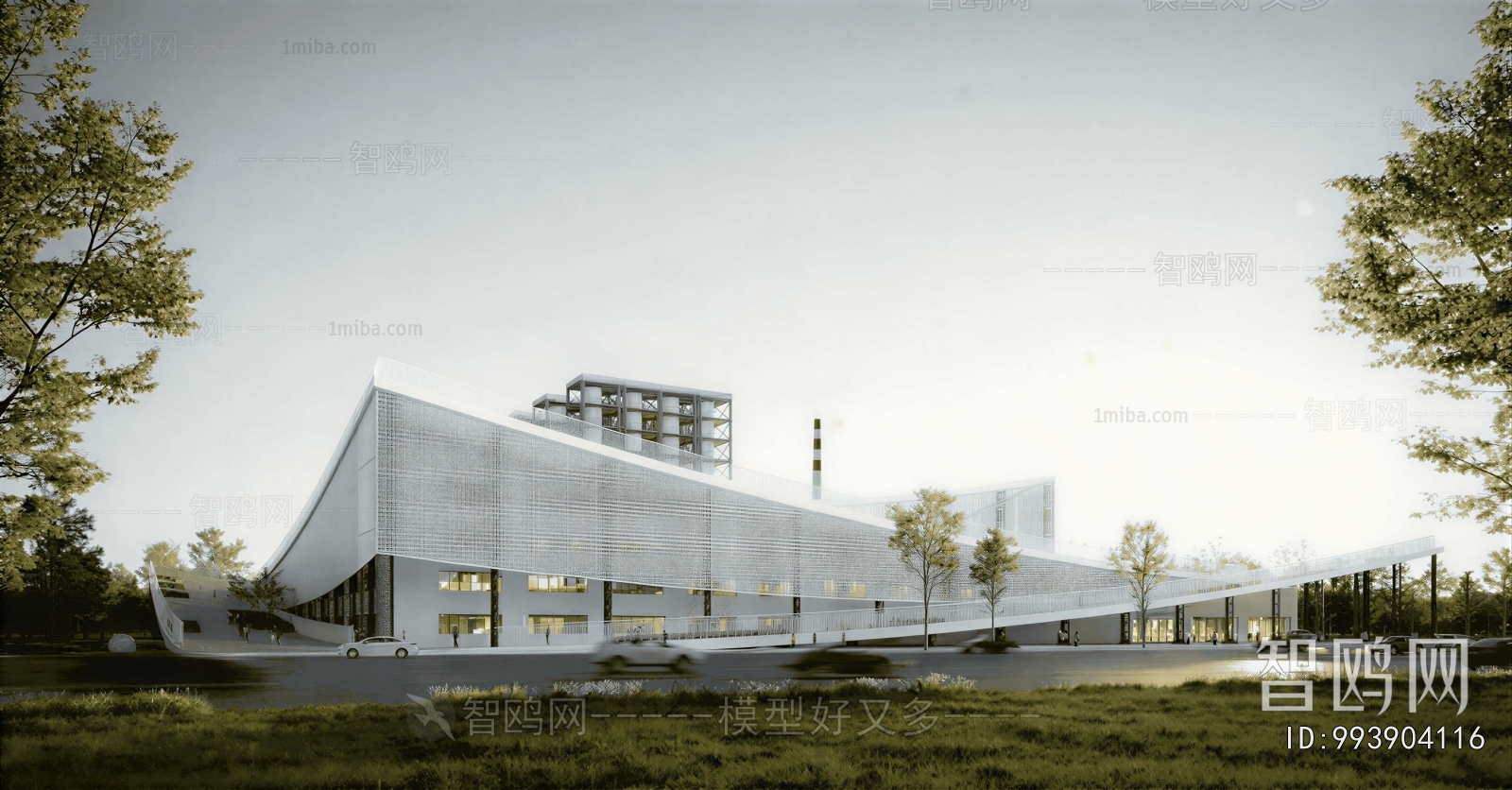 Modern Industrial Building