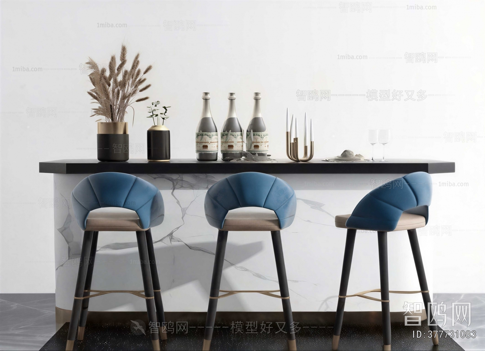 Nordic Style Bar Chair