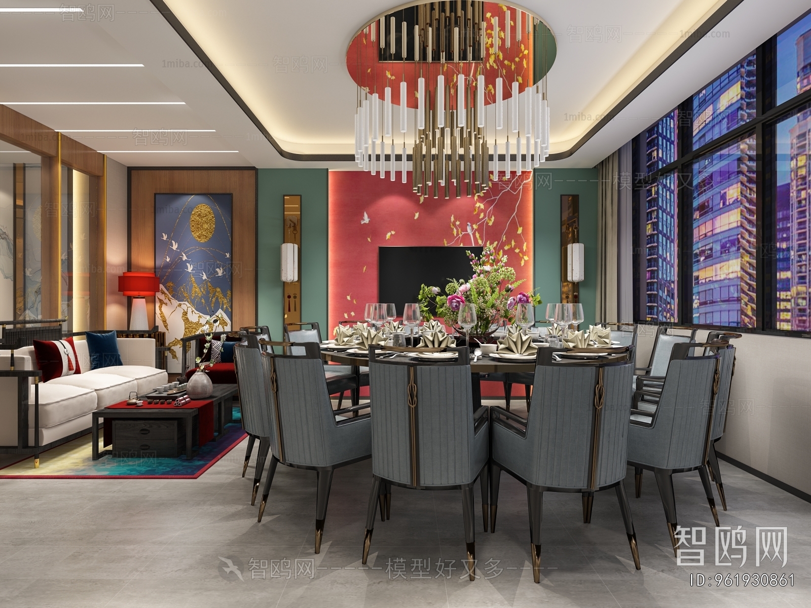 New Chinese Style Restaurant Box