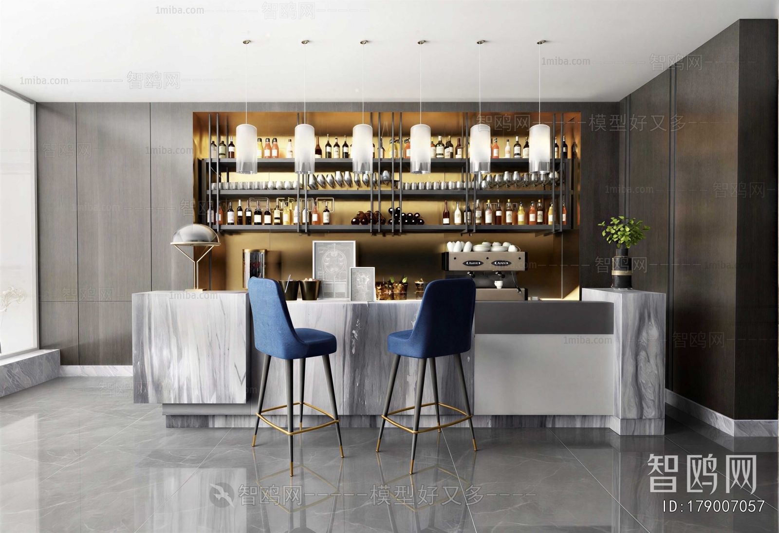 Modern Counter Bar