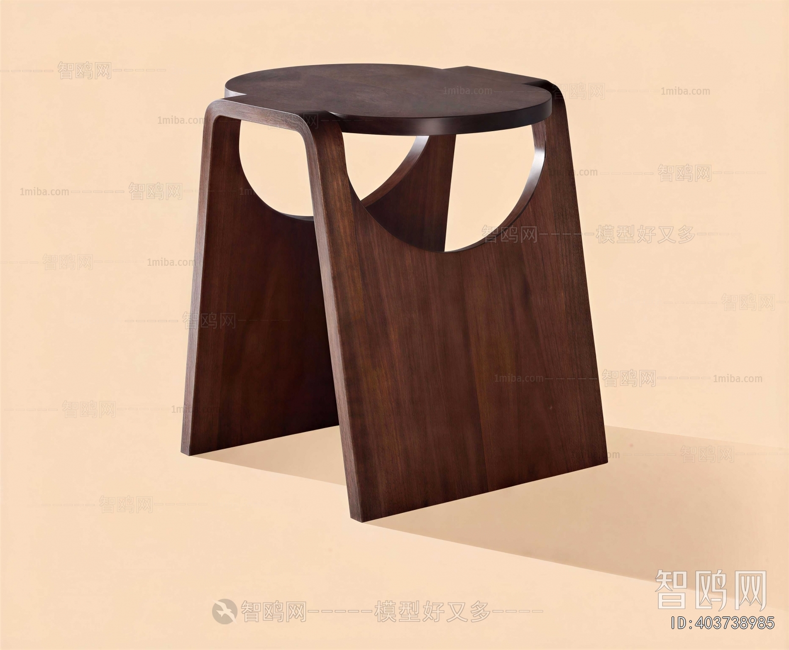 Wabi-sabi Style Stool