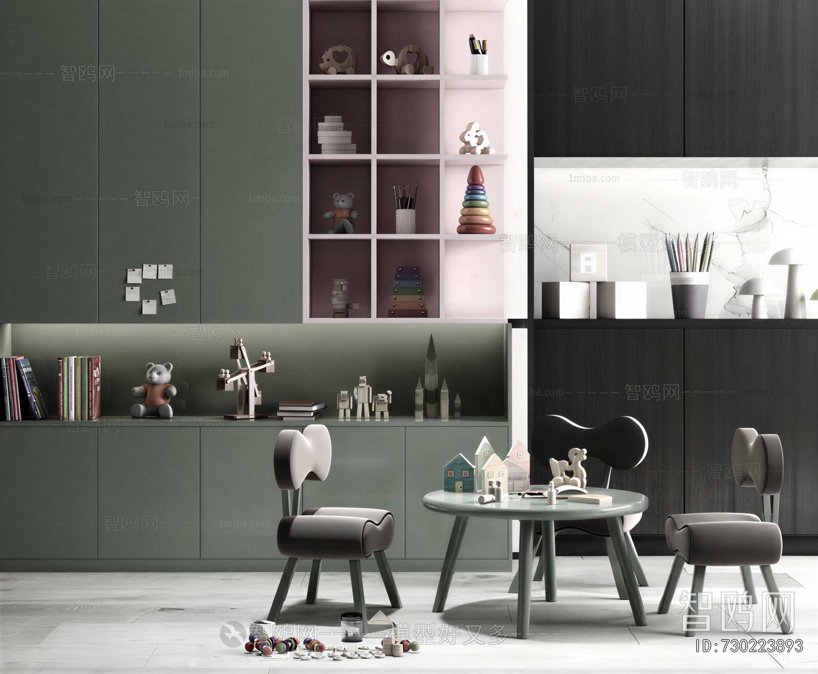 Modern Children's Table/chair