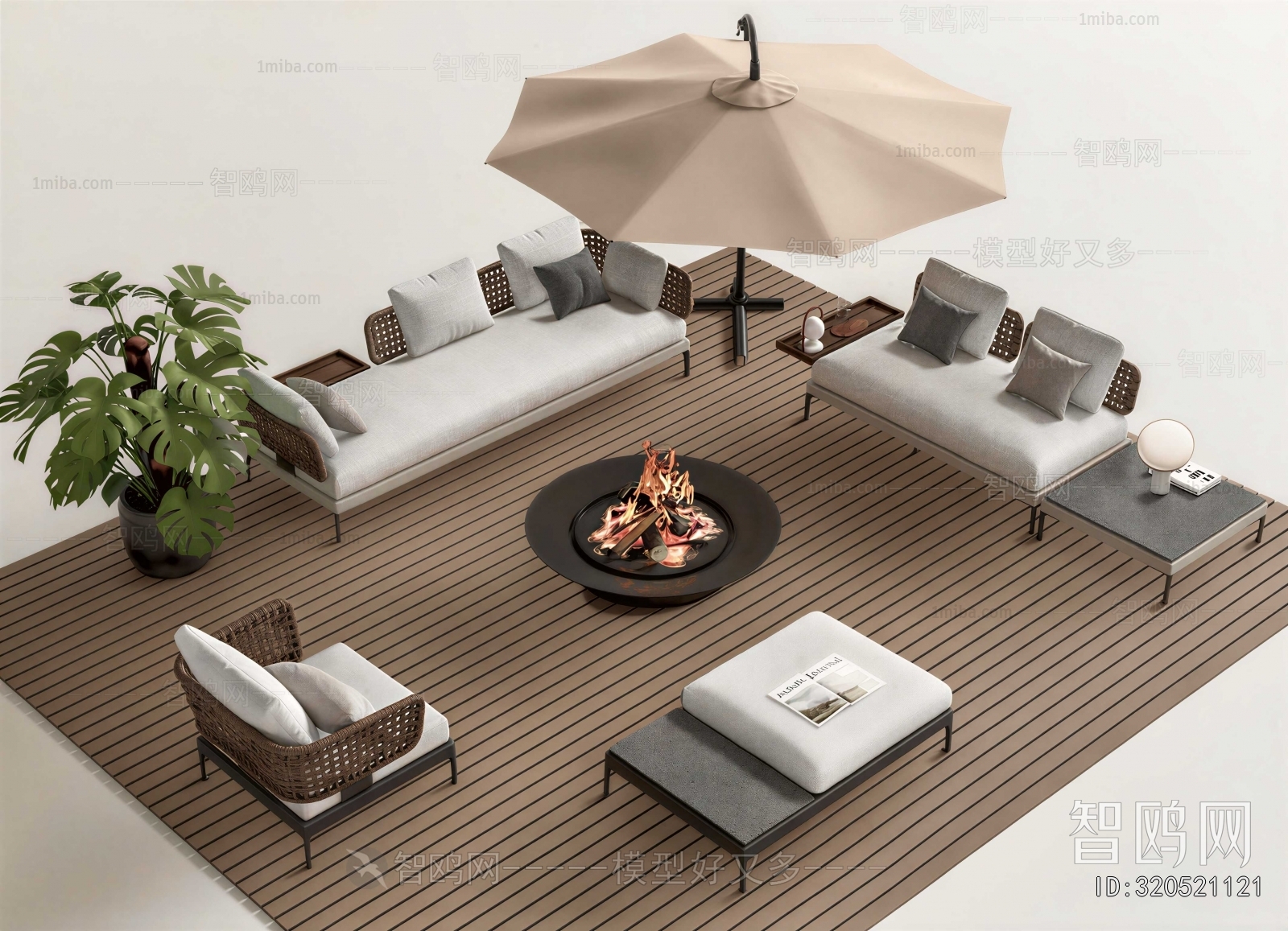 Modern Outdoor Sofa