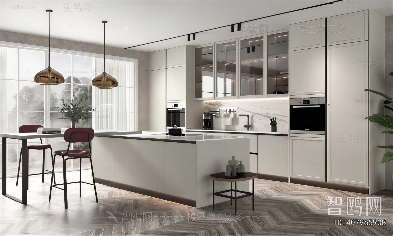 Modern Open Kitchen