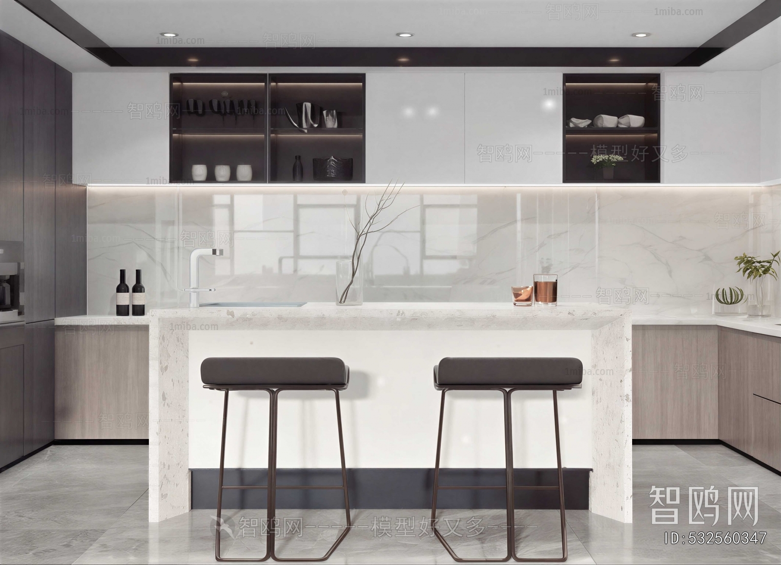 Modern Open Kitchen