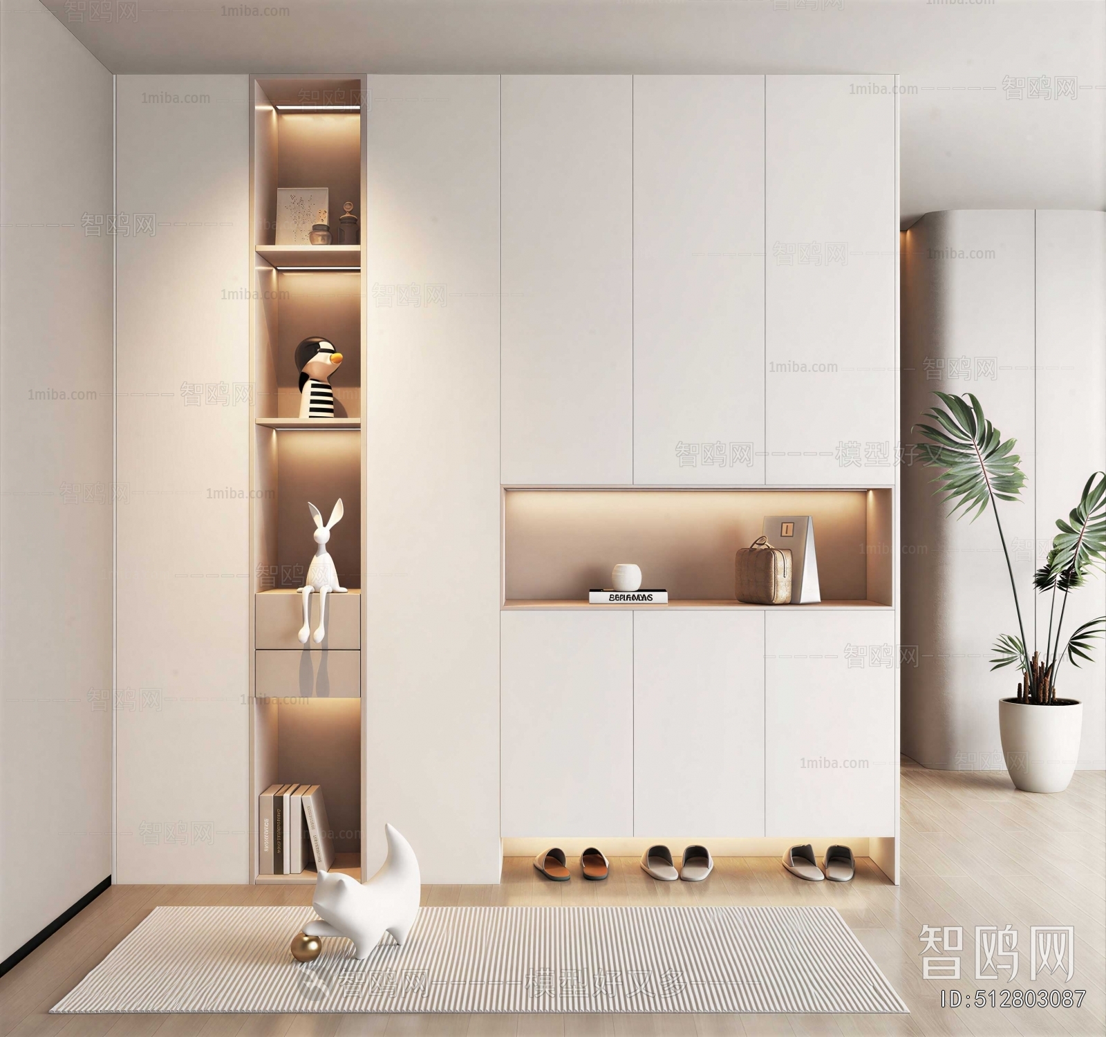 Modern Shoe Cabinet