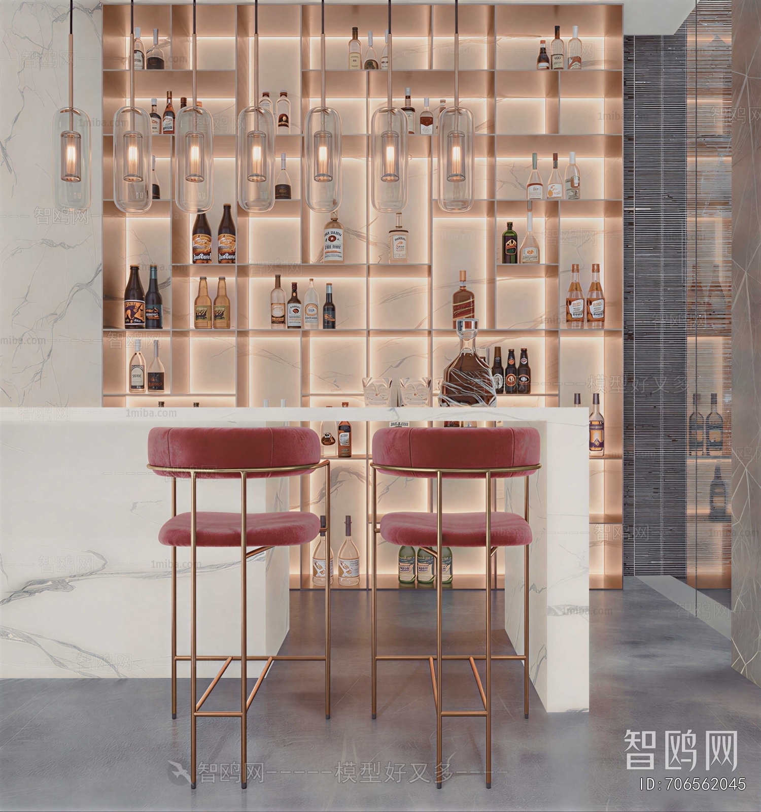 Modern Counter Bar