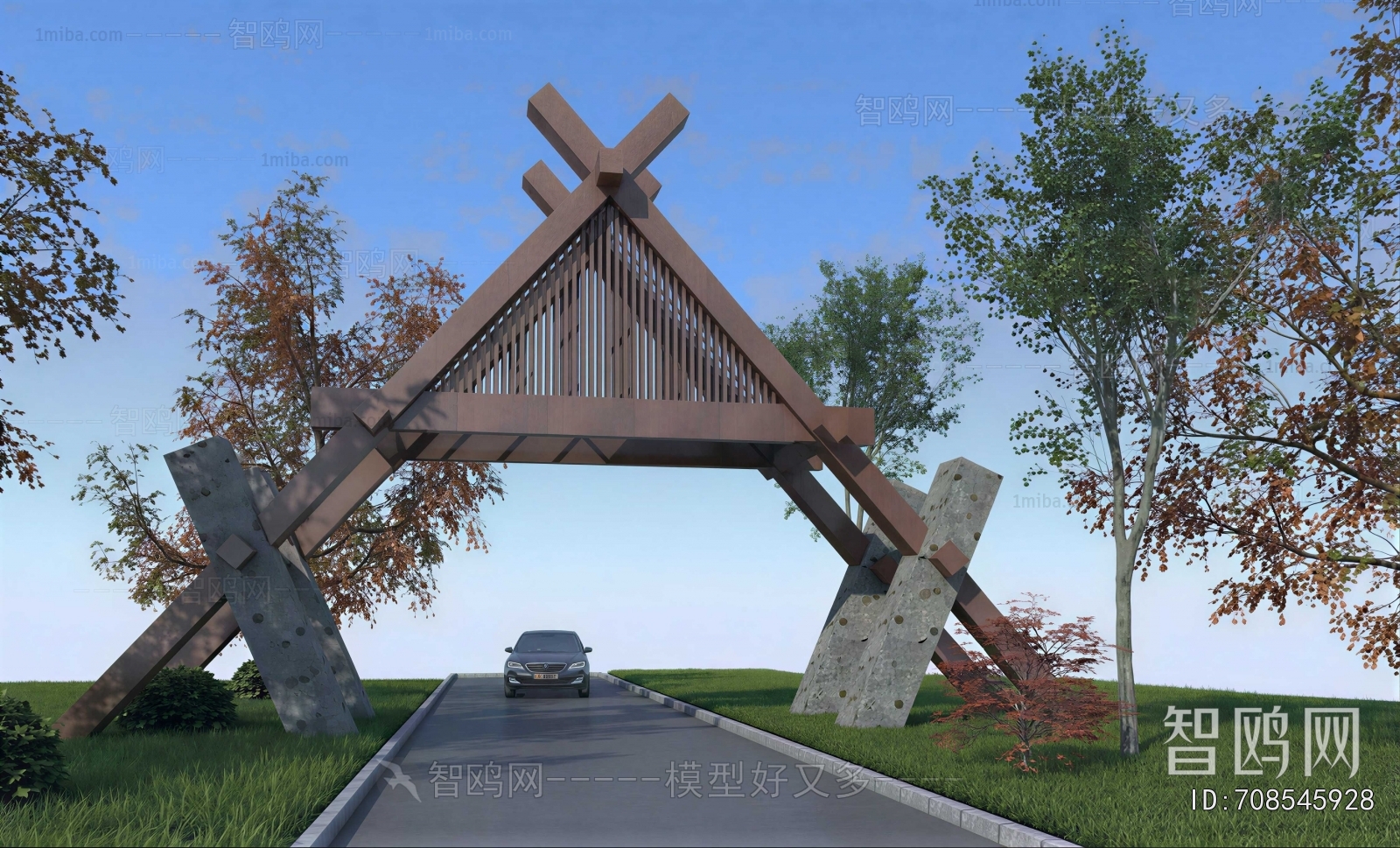 New Chinese Style Gate