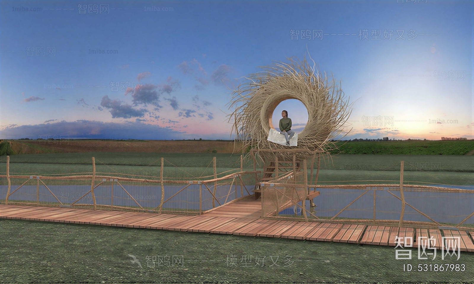 Modern Sculpture Sketch