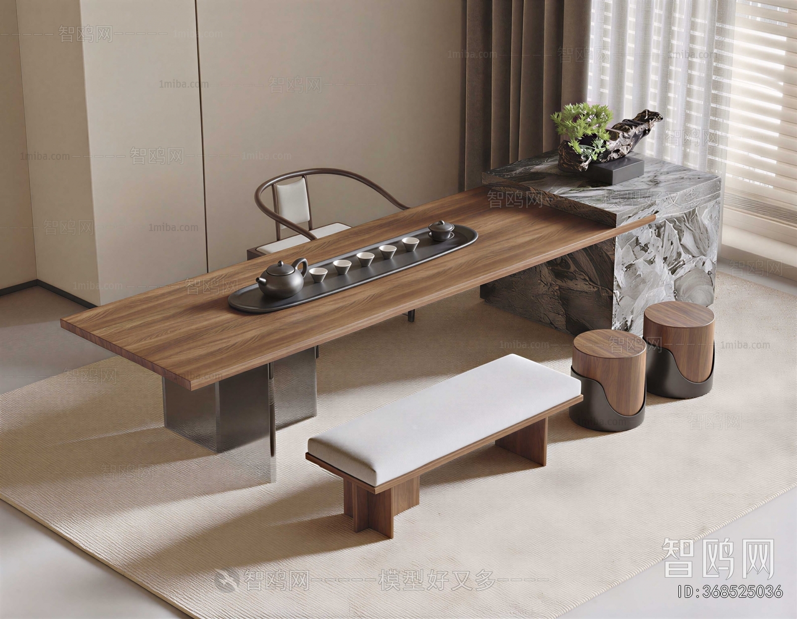 New Chinese Style Tea Tables And Chairs